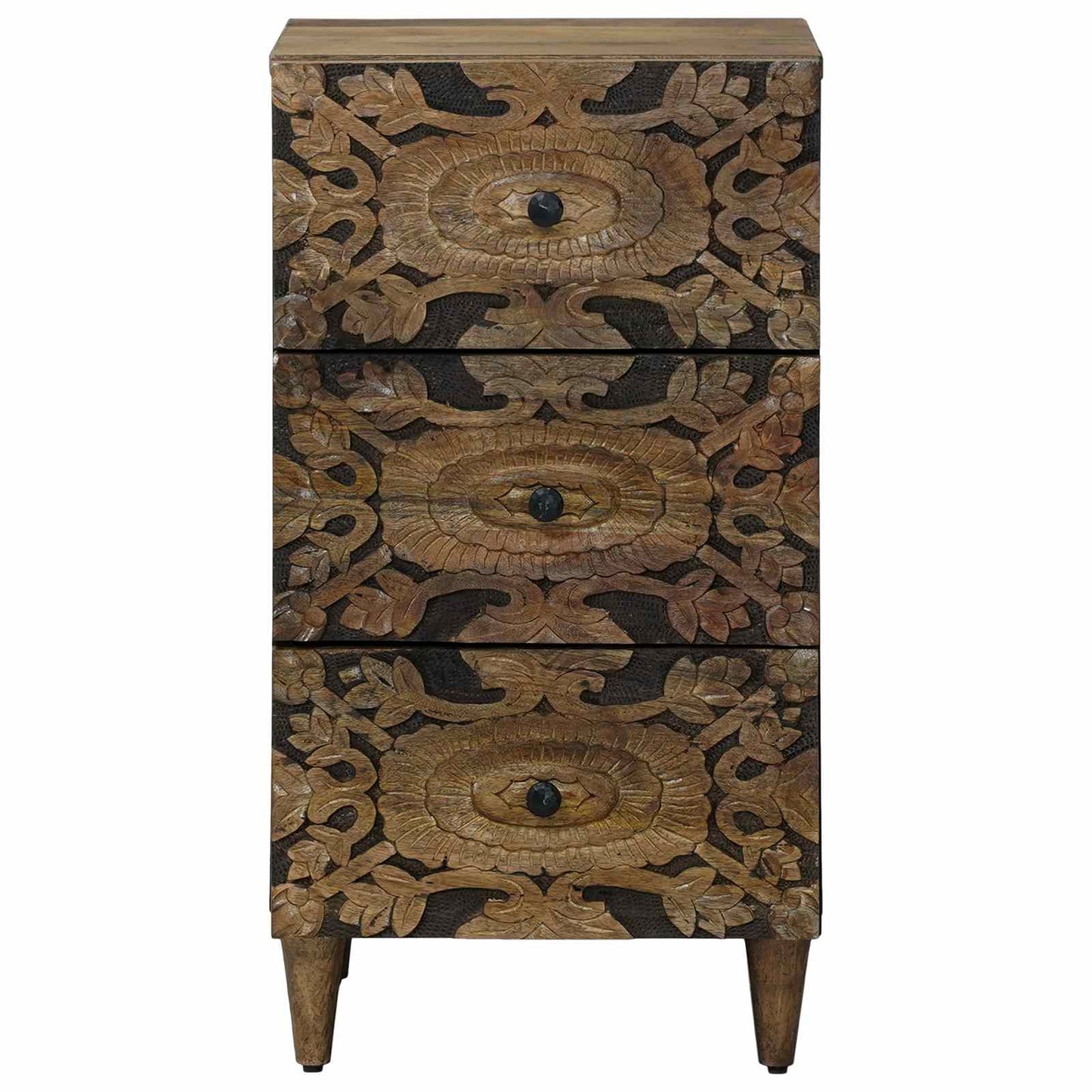 Serviesskap med skuff Brun 40 x 33,5 x 75 cm Massiv mango tre