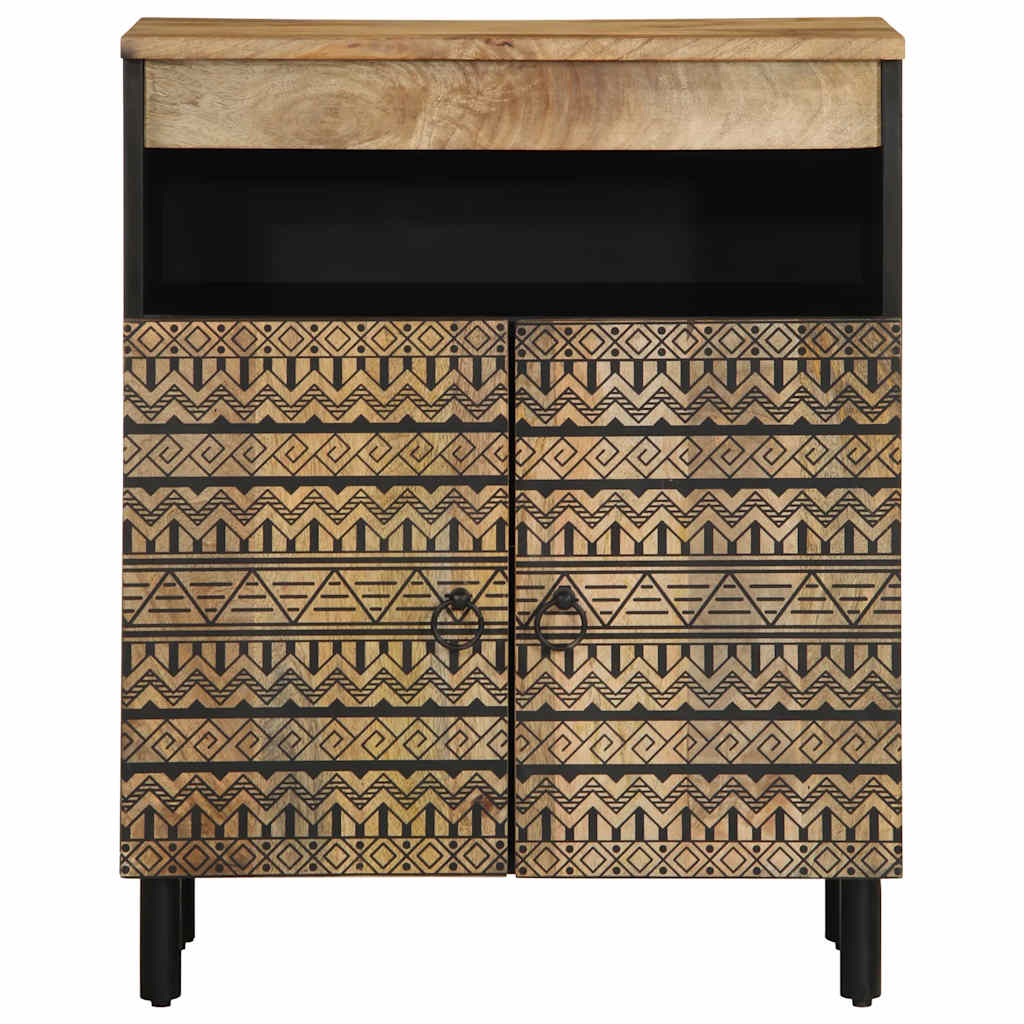 Skjenk 60x33,5x75 cm grovt heltre mangotre