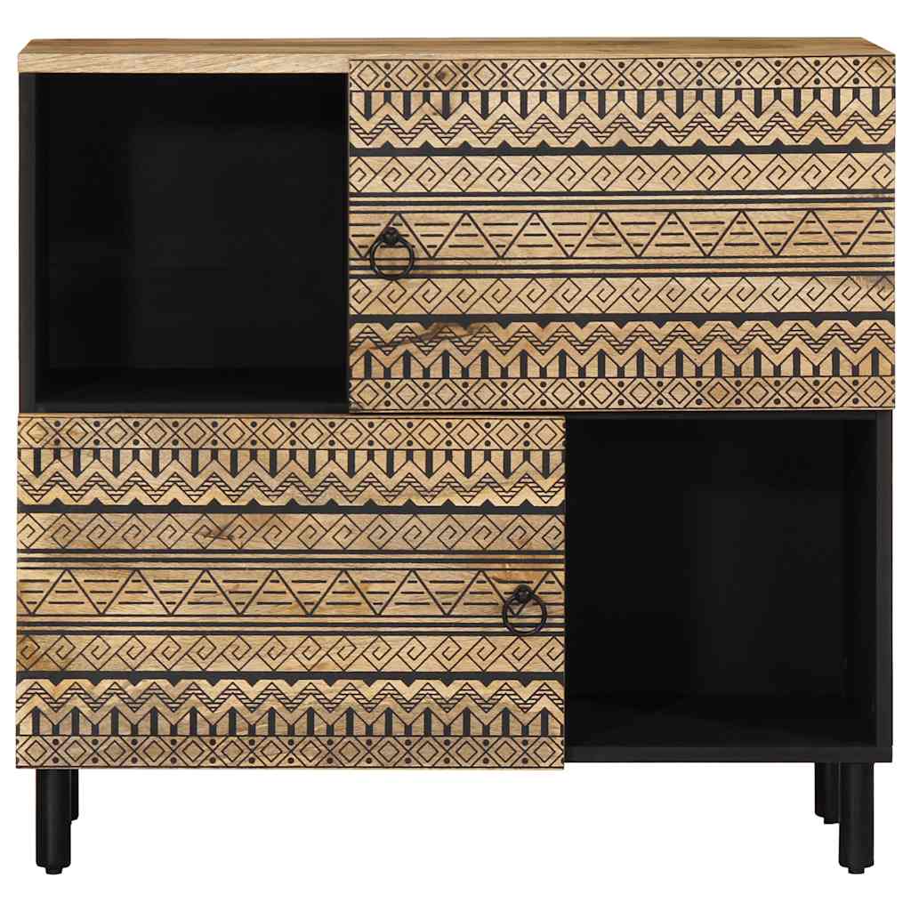 Skjenk 80x33,5x75 cm grovt heltre mangotre