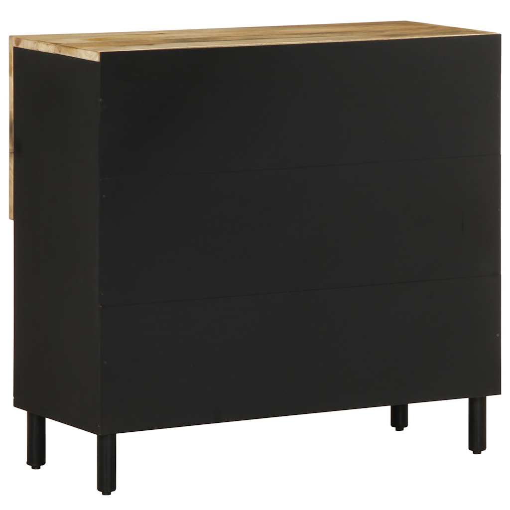 Skjenk 80x33,5x75 cm grovt heltre mangotre