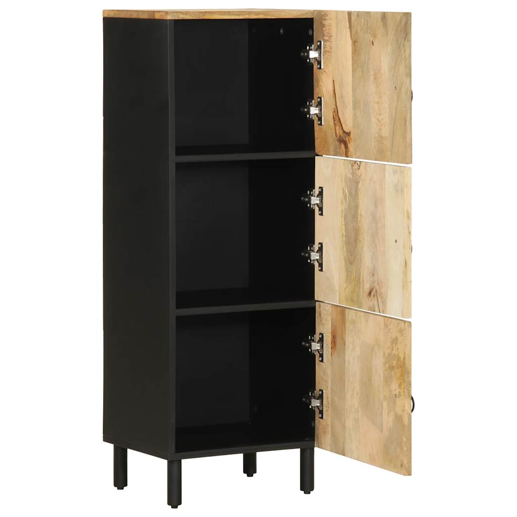 Sideskap 40x33,5x110 cm grovt heltre mangotre