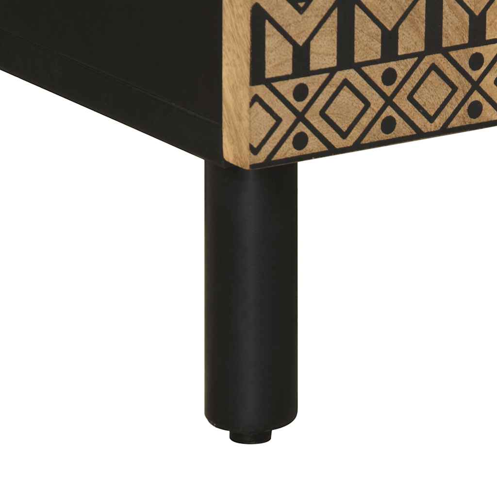 Sideskap 40x33,5x110 cm grovt heltre mangotre