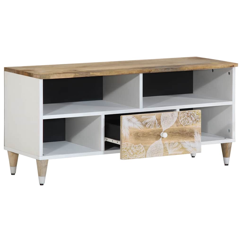 TV-benk 100x33,5x46 cm heltre mango