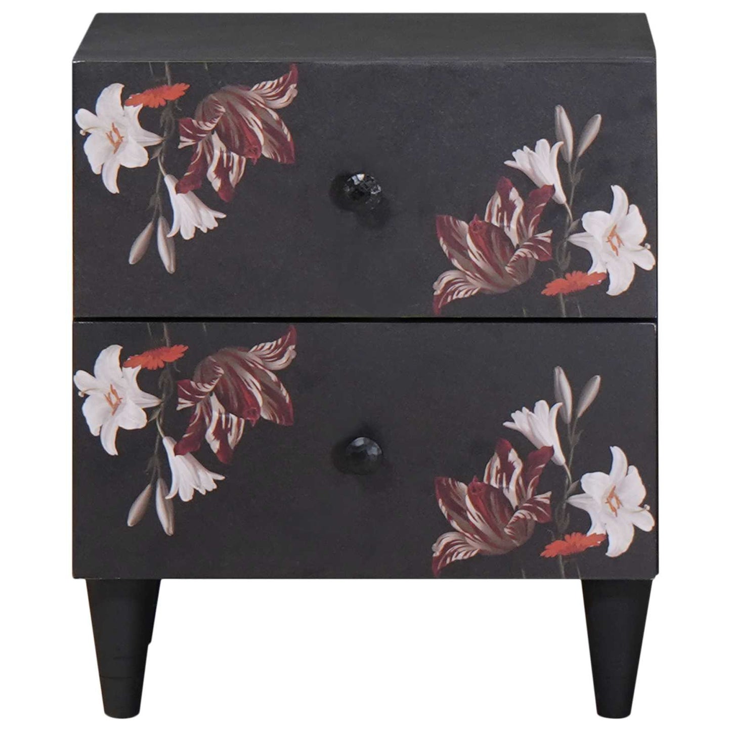 Nattbord med skuff Brun 40 x 33,5 x 46 cm Massiv mango tre