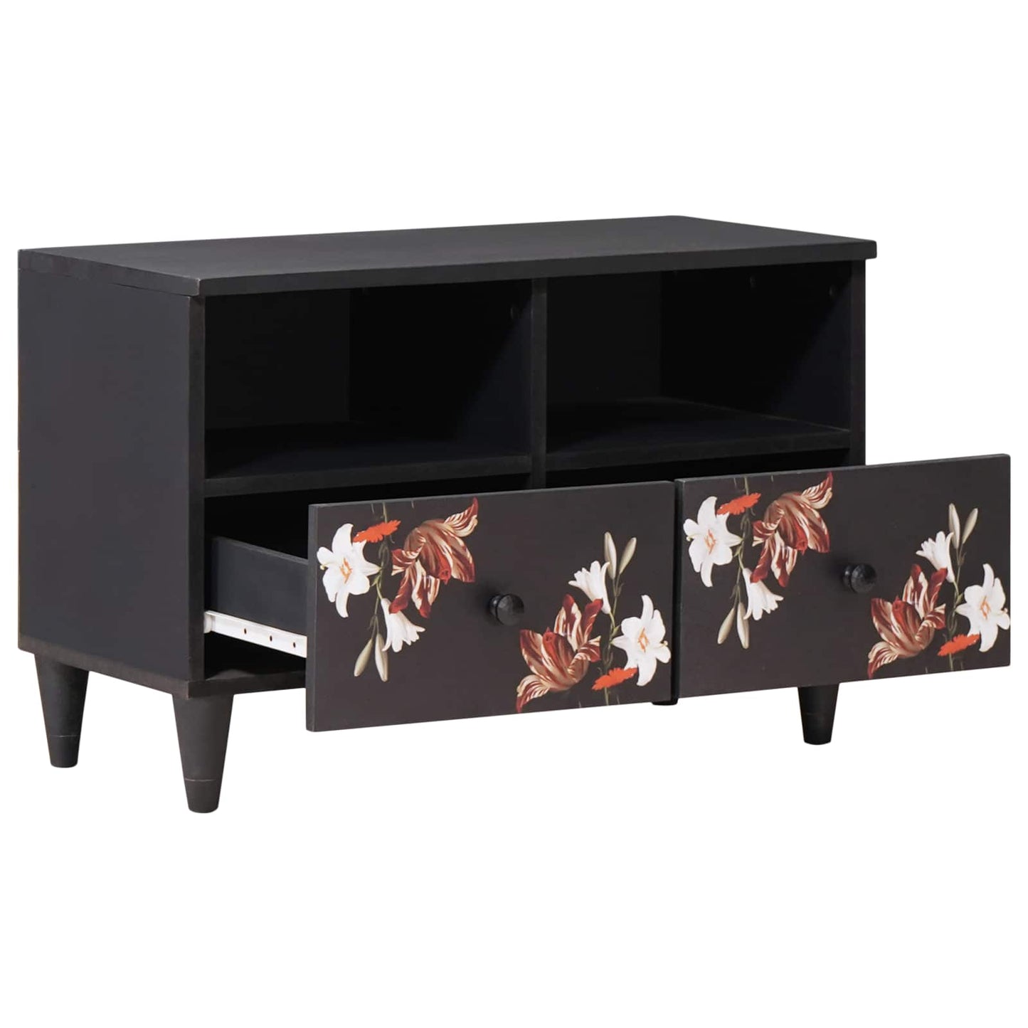 Oppbevaringsskap Flerfarget 70 x 33,5 x 46 cm Massiv mango tre