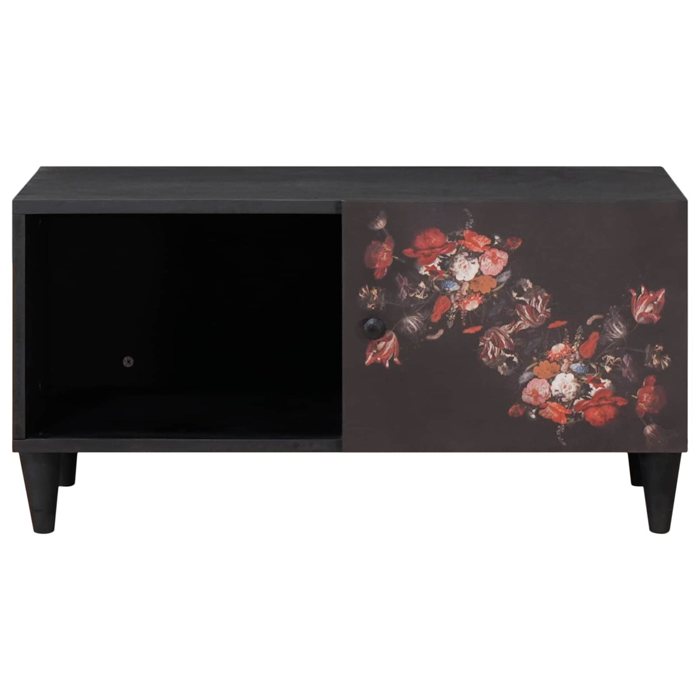 Kaffebord Flerfarget 80 x 50 x 40 cm Massiv mango tre