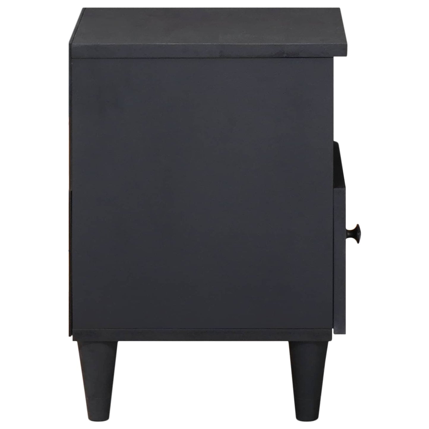 Nattbord med skuff Brun 40 x 33 x 46 cm Massiv mango tre