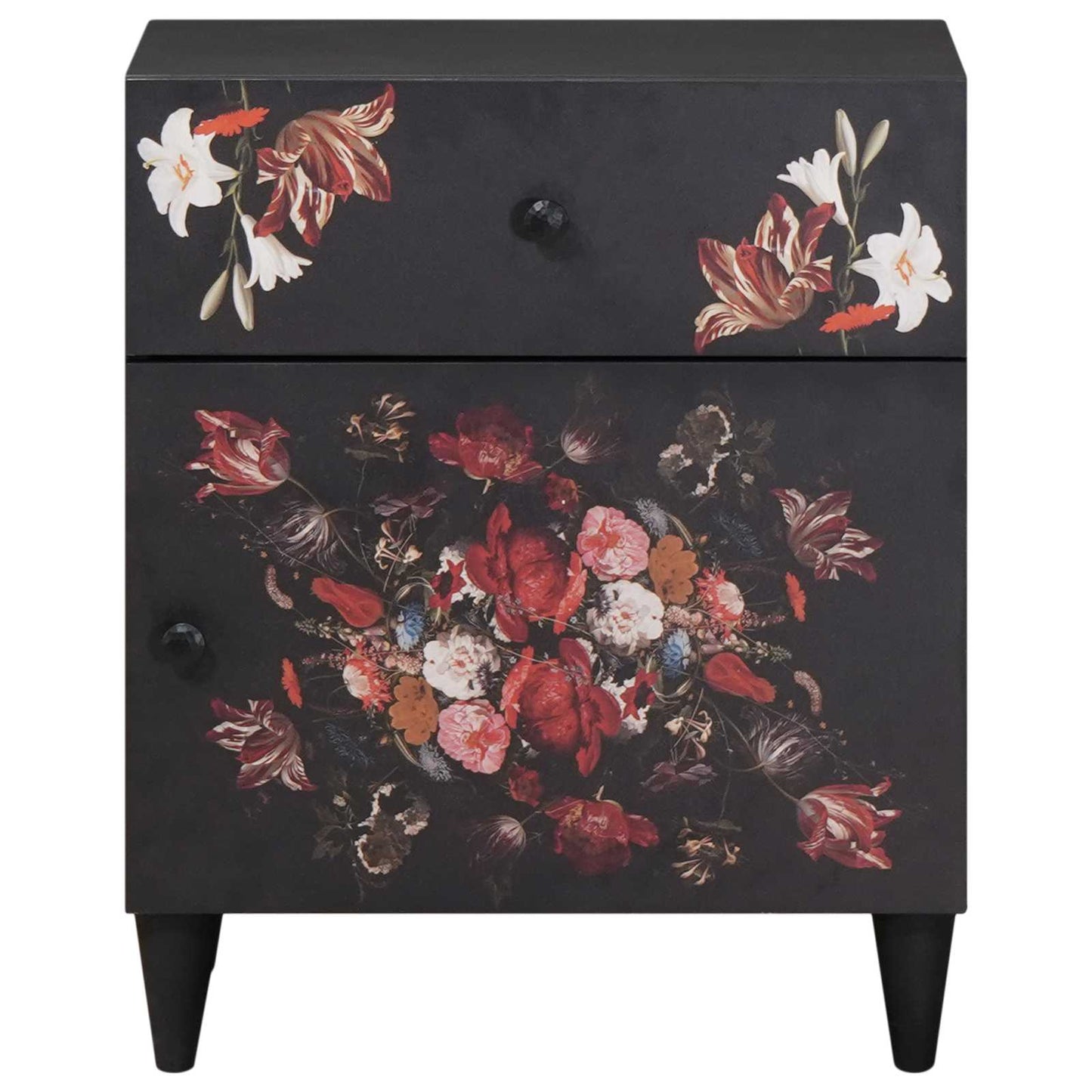 Nattbord med skuff Flerfarget 50 x 33 x 60 cm Massiv mango tre