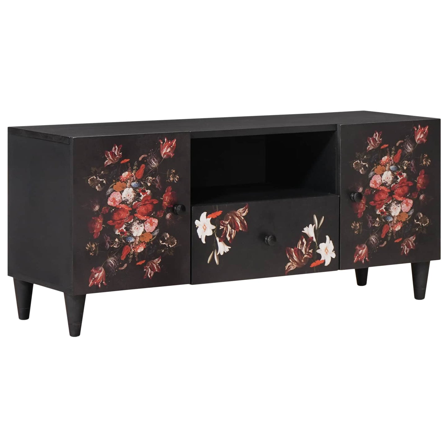 Oppbevaringsskap Flerfarget 105 x 33,5 x 46 cm Massiv mango tre
