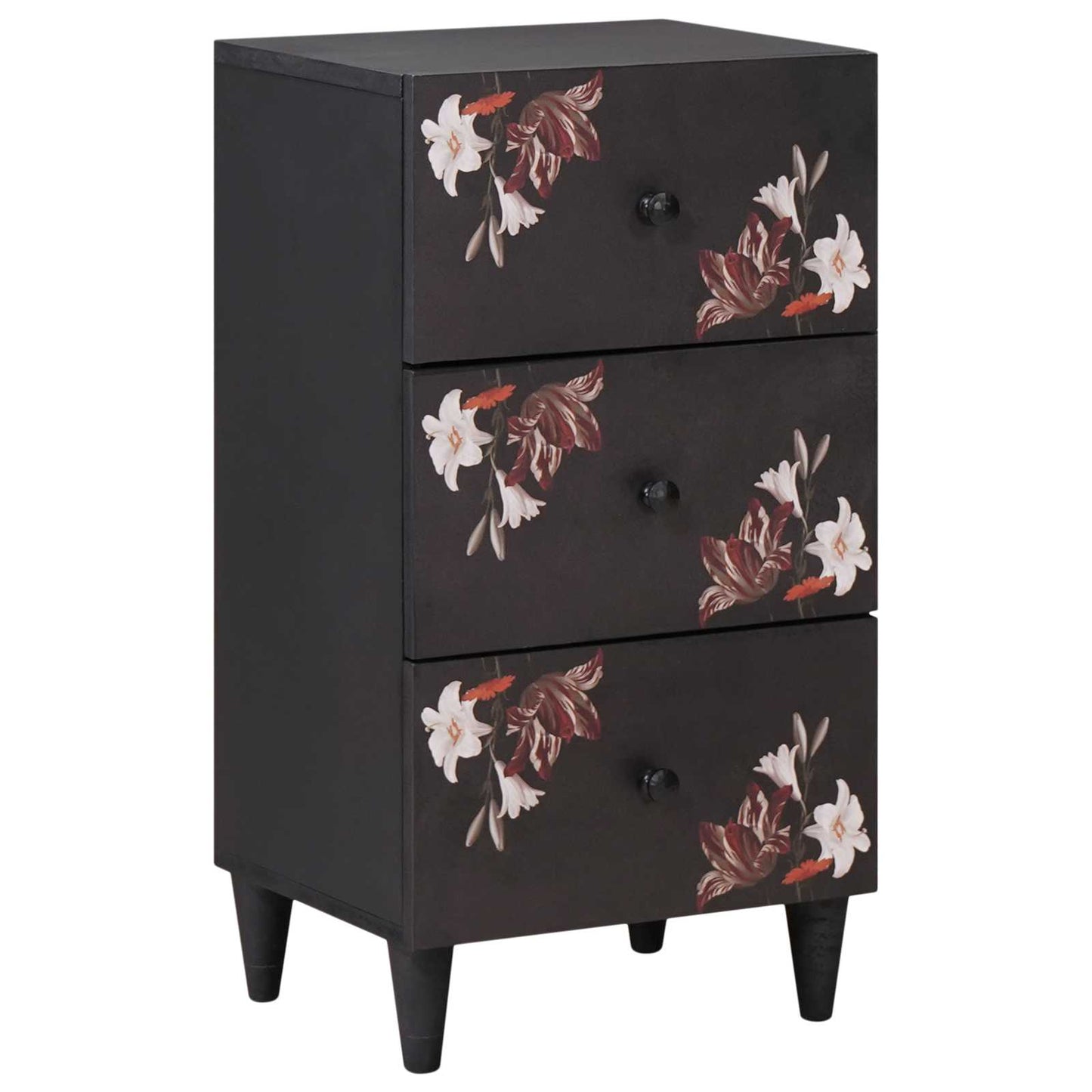 Oppbevaringsskap Flerfarget 40 x 33,5 x 75 cm Massiv mango tre
