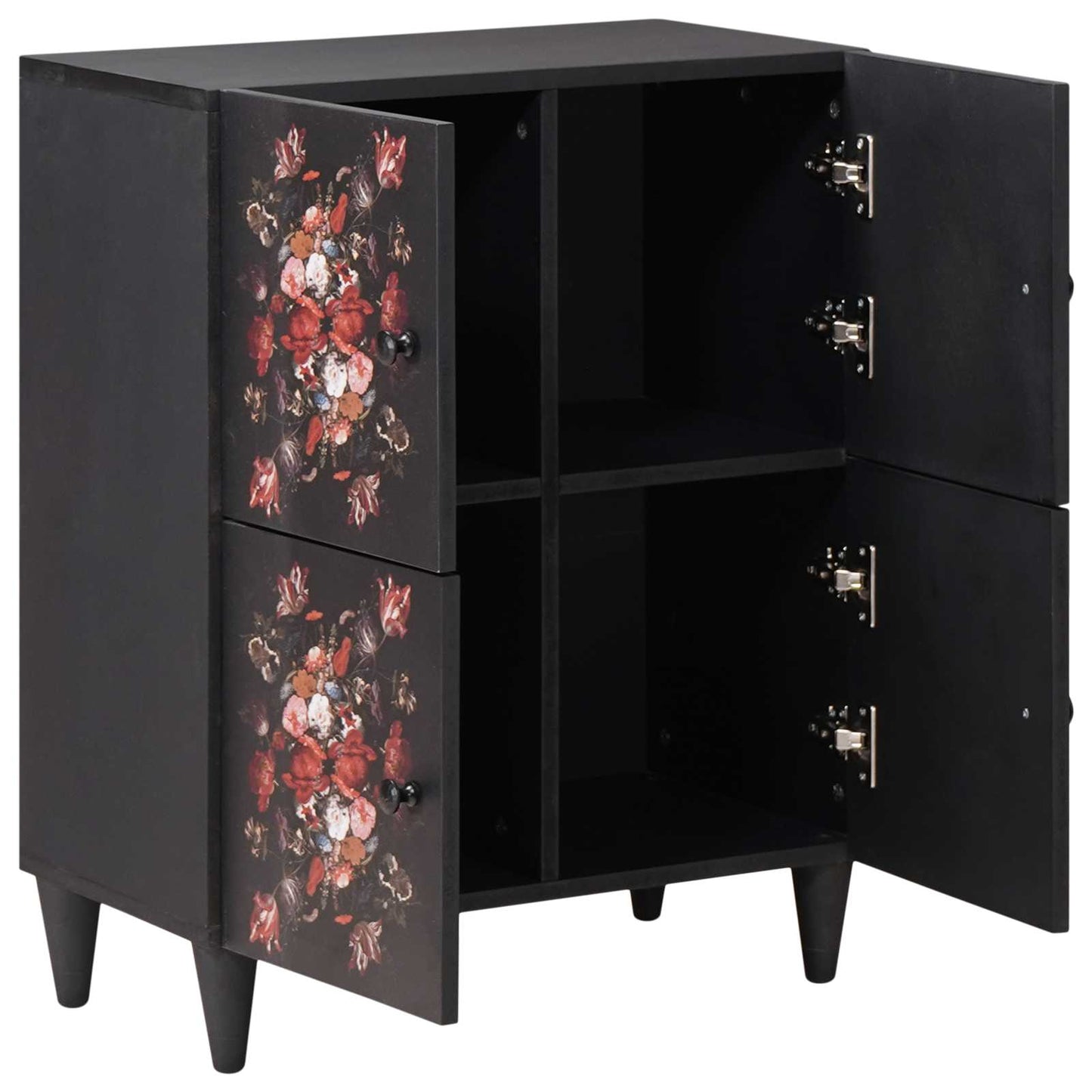 Oppbevaringsskap Flerfarget 60 x 33,5 x 75 cm Massiv mango tre