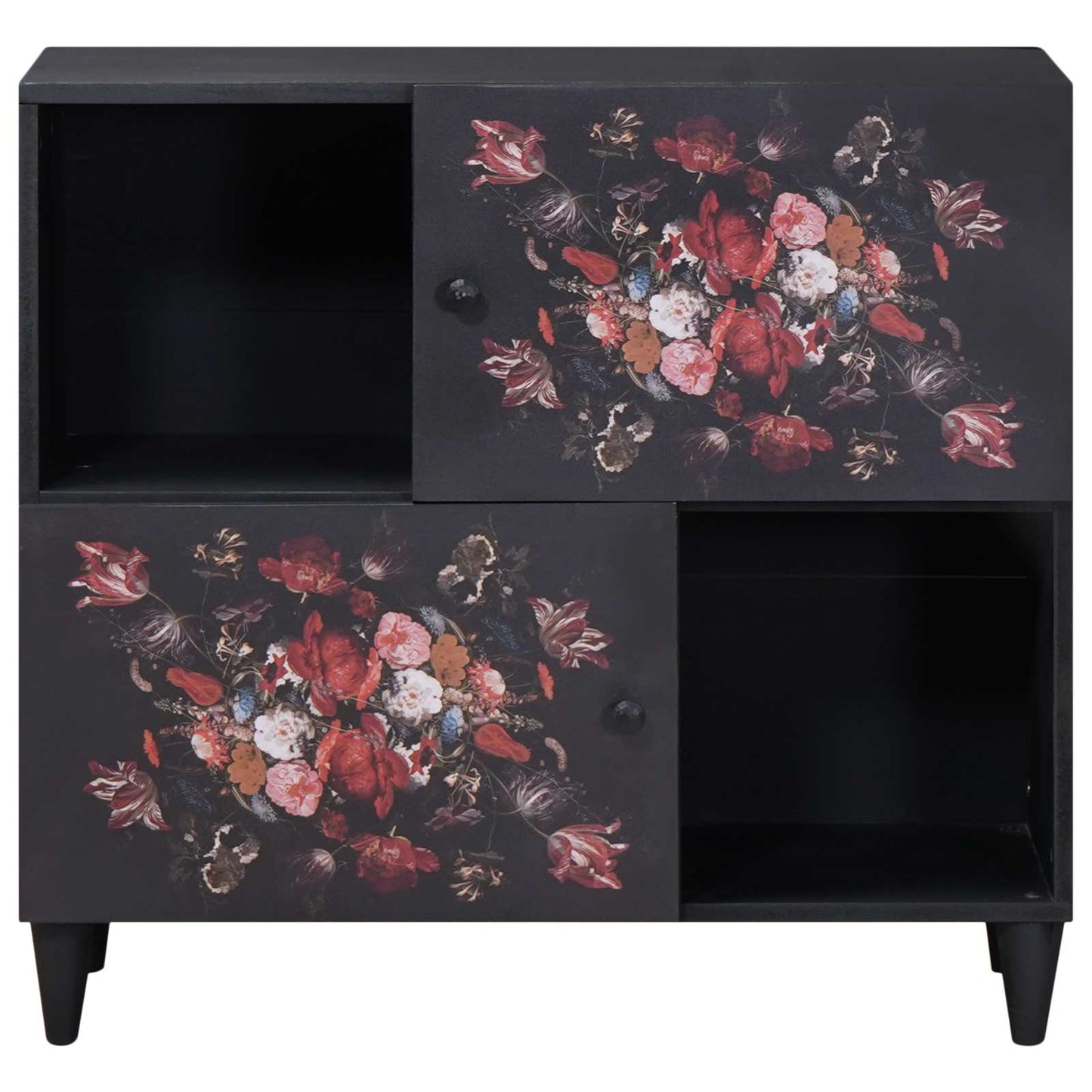 Oppbevaringsskap Flerfarget 80 x 33,5 x 75 cm Massiv mango tre