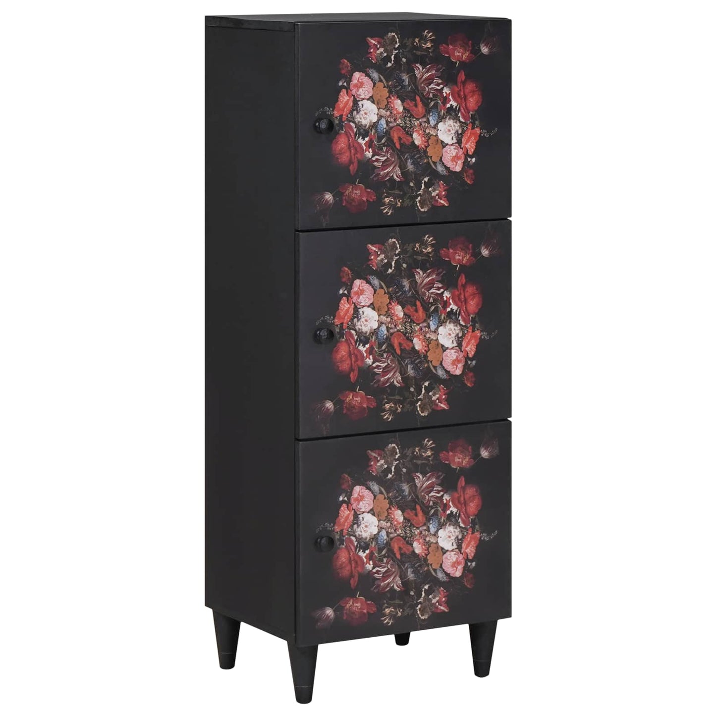 Oppbevaringsskap Flerfarget 40 x 33,5 x 110 cm Massiv mango tre