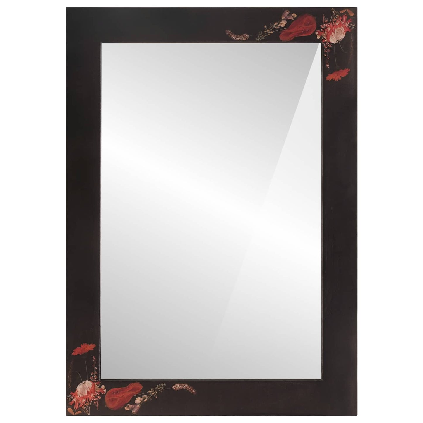 Speil Veggmontert med speil Flerfarget 70 x 50 x 3 cm Glass