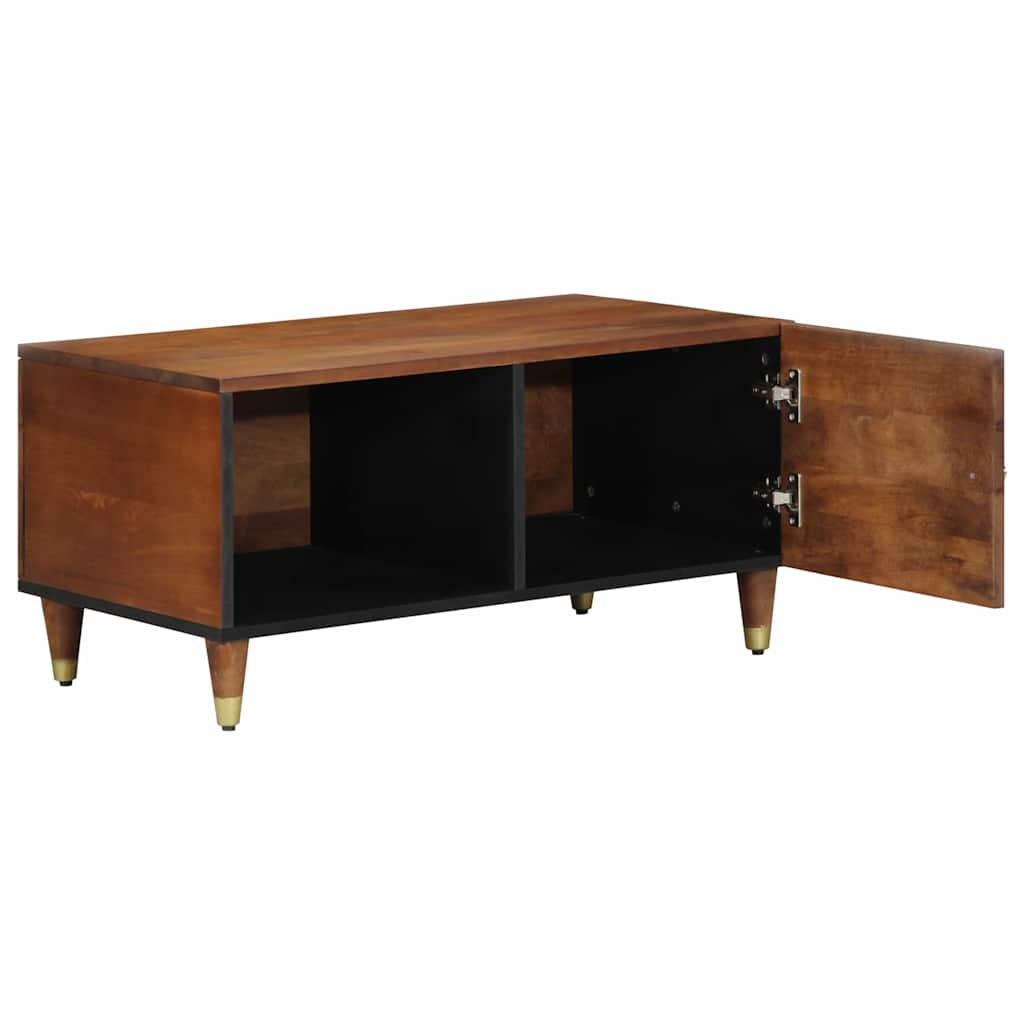 Kaffebord Honning brun 80 x 50 x 40 cm Massiv mango tre
