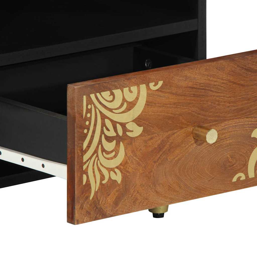 Kaffebord Honning brun 80 x 54 x 40 cm Massiv mango tre