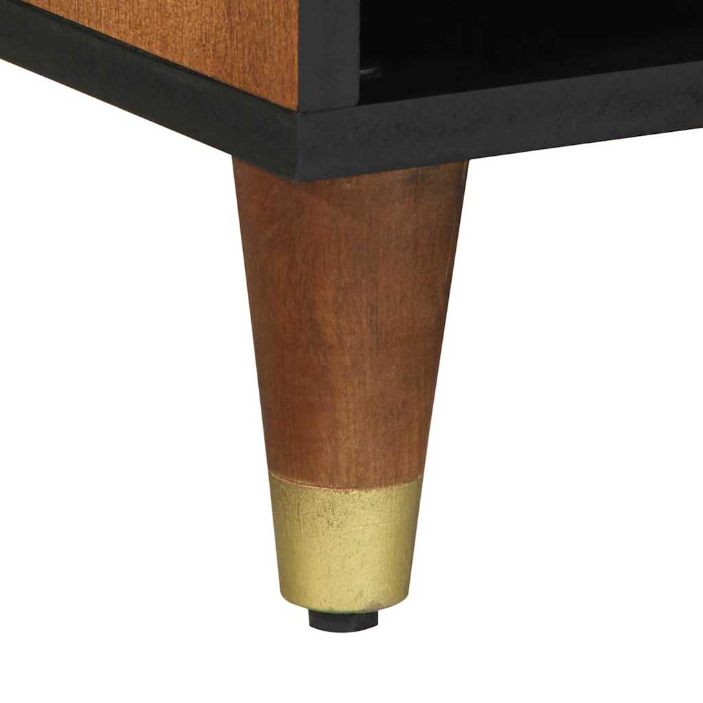 TV-skap Honning brun 100 x 33 x 46 cm Massiv mango tre