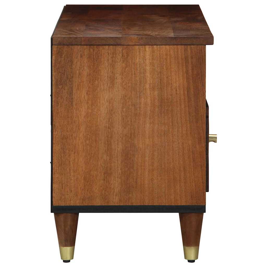 TV-skap Honning brun 100 x 33 x 46 cm Massiv mango tre