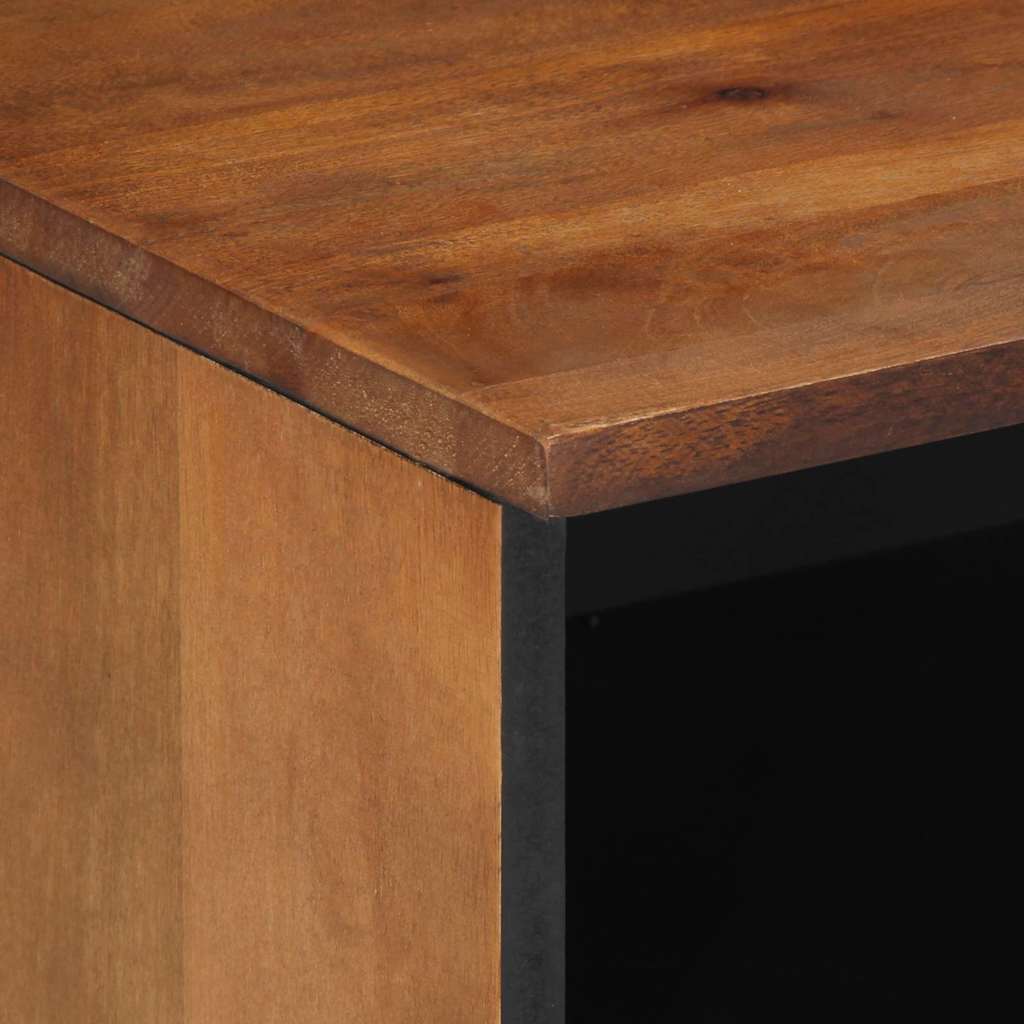 TV-skap med skuff Honning brun 80 x 33 x 46 cm Massiv mango tre