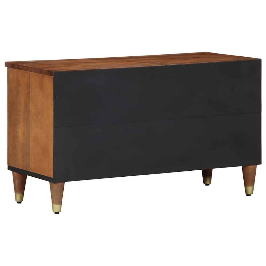 TV-skap med skuff Honning brun 80 x 33 x 46 cm Massiv mango tre