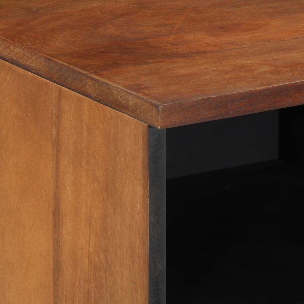 TV-skap Honning brun 100 x 33 x 46 cm Massiv mango tre