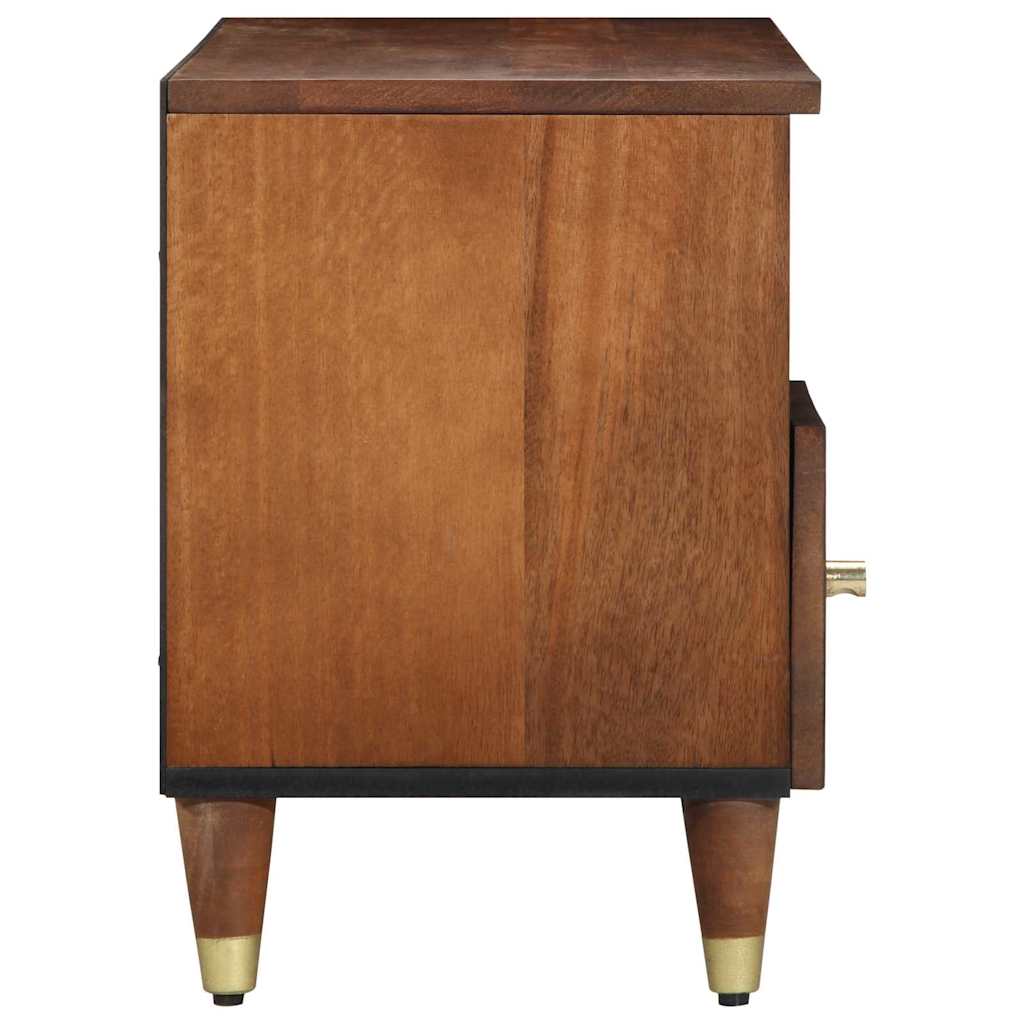 TV-skap Honning brun 100 x 33 x 46 cm Massiv mango tre