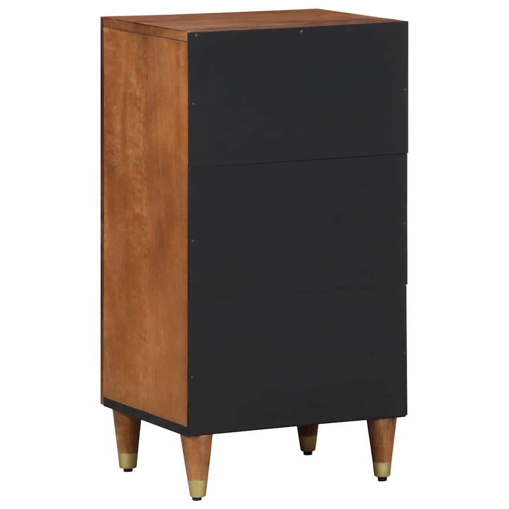 Serviesskap med hylle Brun 40 x 33 x 75 cm Massiv mango tre