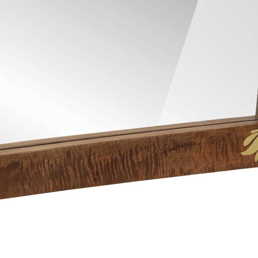 Baderomsspeil med speil Honning brun 70 x 50 x 2,5 cm
