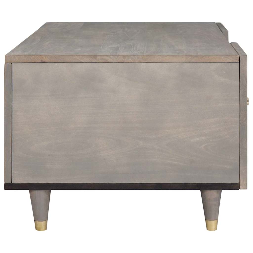Kaffebord Grå 100 x 54 x 40 cm Massiv mango tre