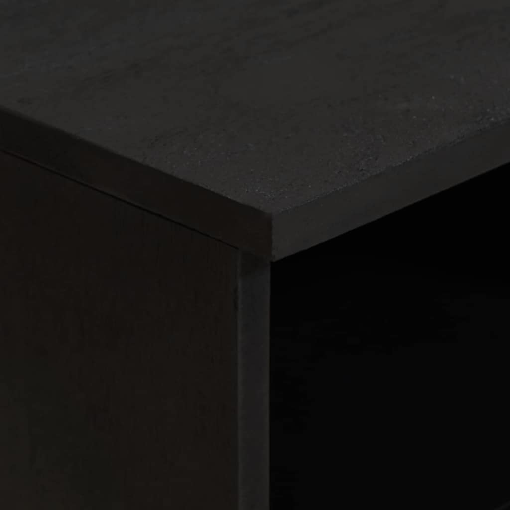 TV-skap med skuff Svart 70 x 33 x 46 cm Massiv mango tre