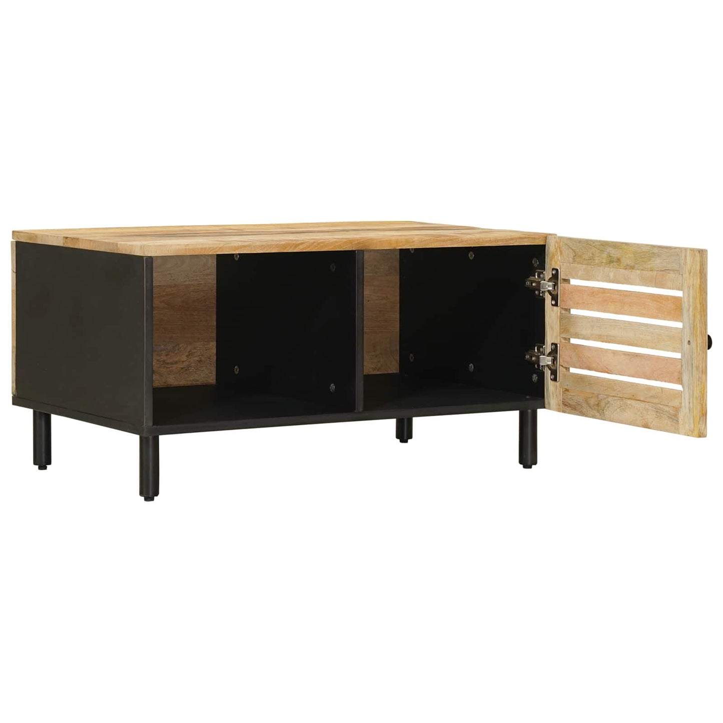 Kaffebord Naturlig 80 x 50 x 40 cm Massiv mango tre