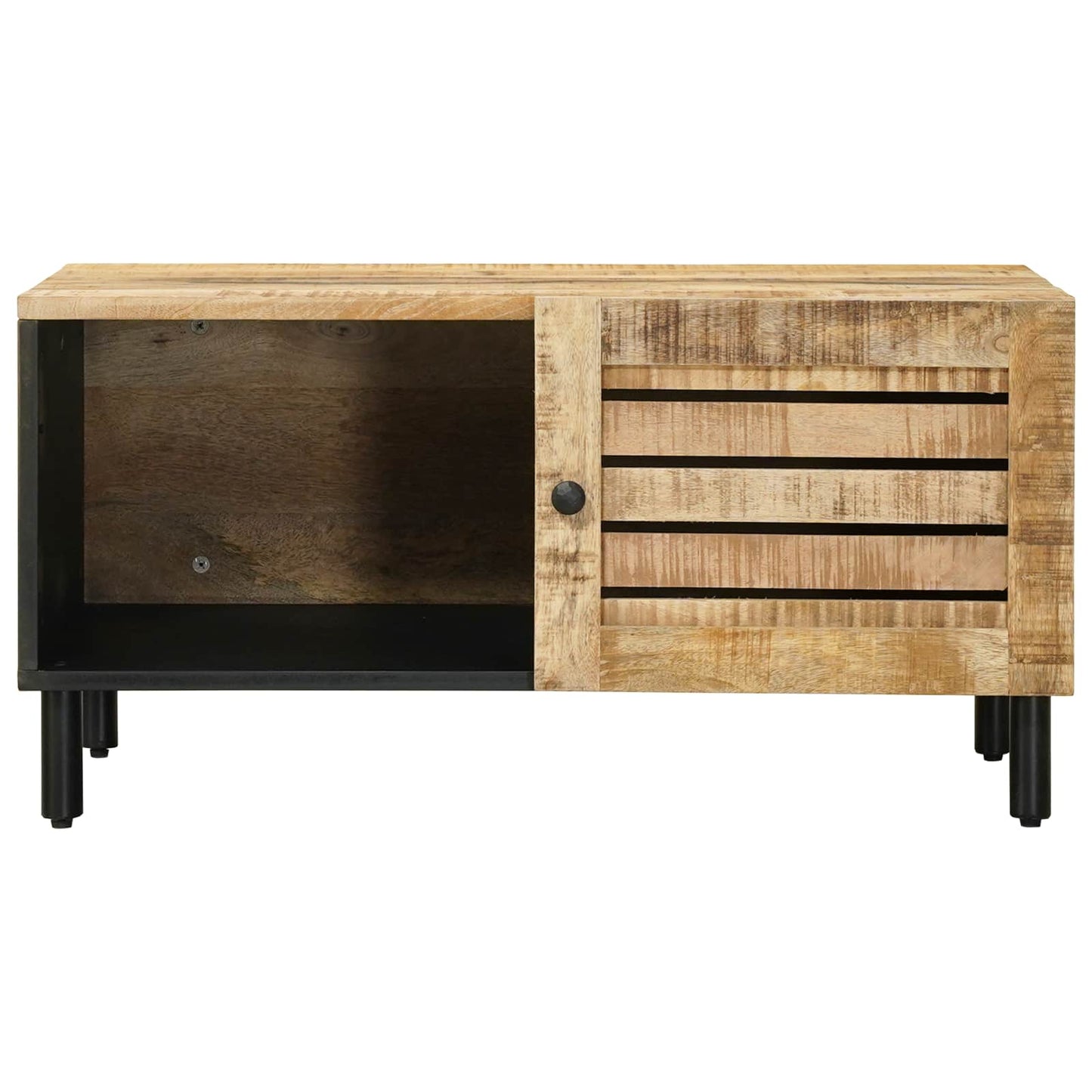 Kaffebord Naturlig 80 x 50 x 40 cm Massiv mango tre