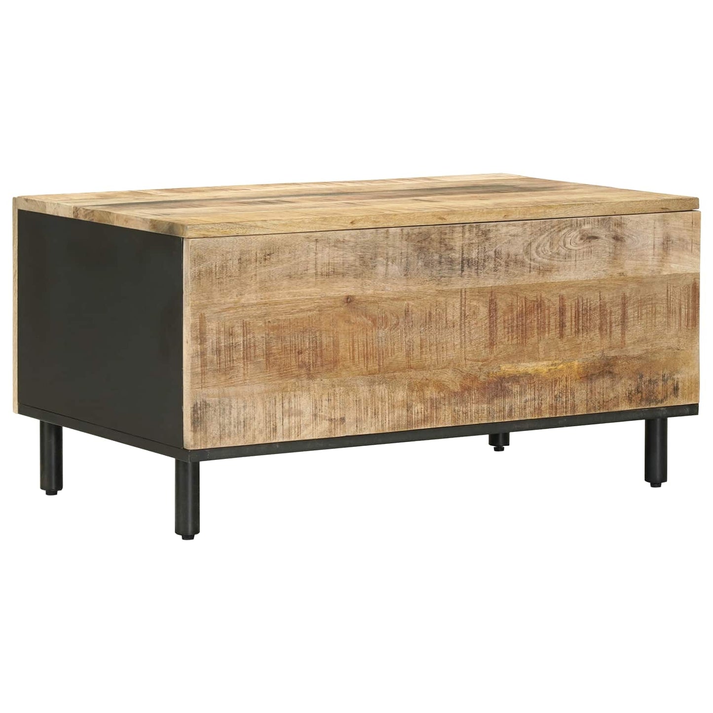 Kaffebord Naturlig 80 x 50 x 40 cm Massiv mango tre