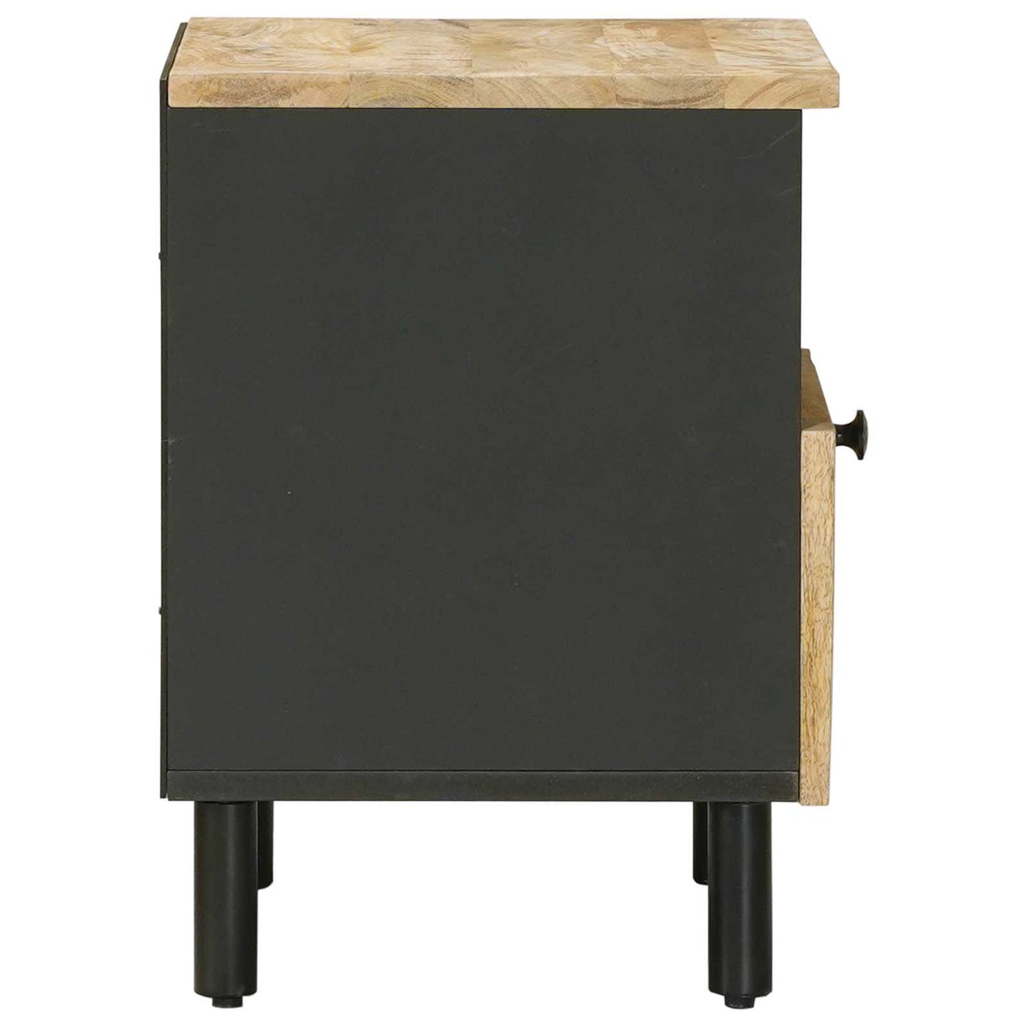 Nattbord 2 pcs Brun 40 x 33 x 46 cm Massiv mango tre