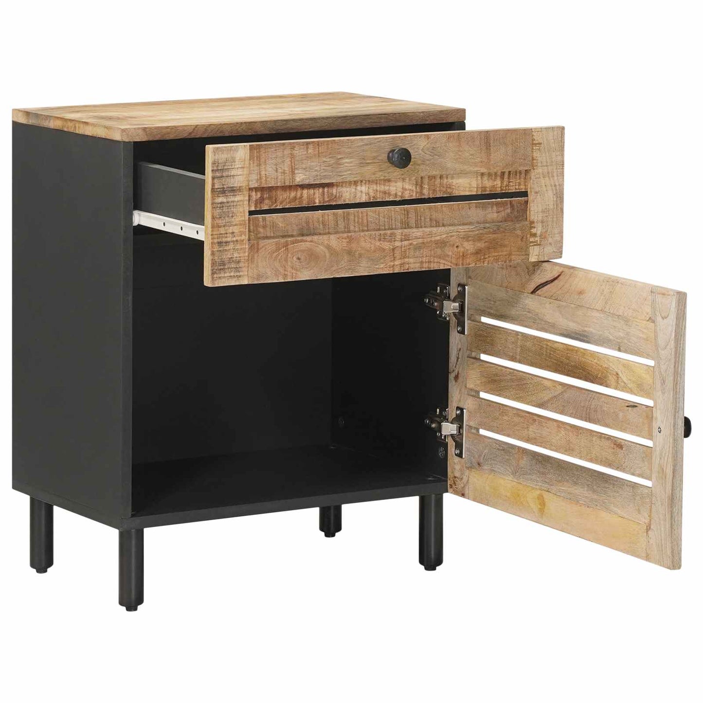 Nattbord Naturlig 50 x 33 x 60 cm Massiv mango tre