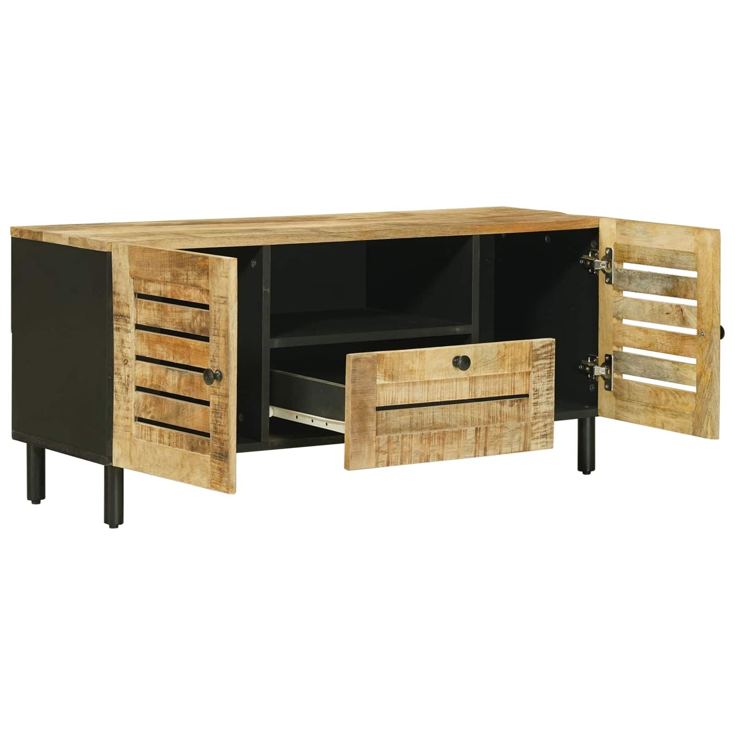 Oppbevaringsskap Naturlig 105 x 33 x 46 cm Massiv mango tre