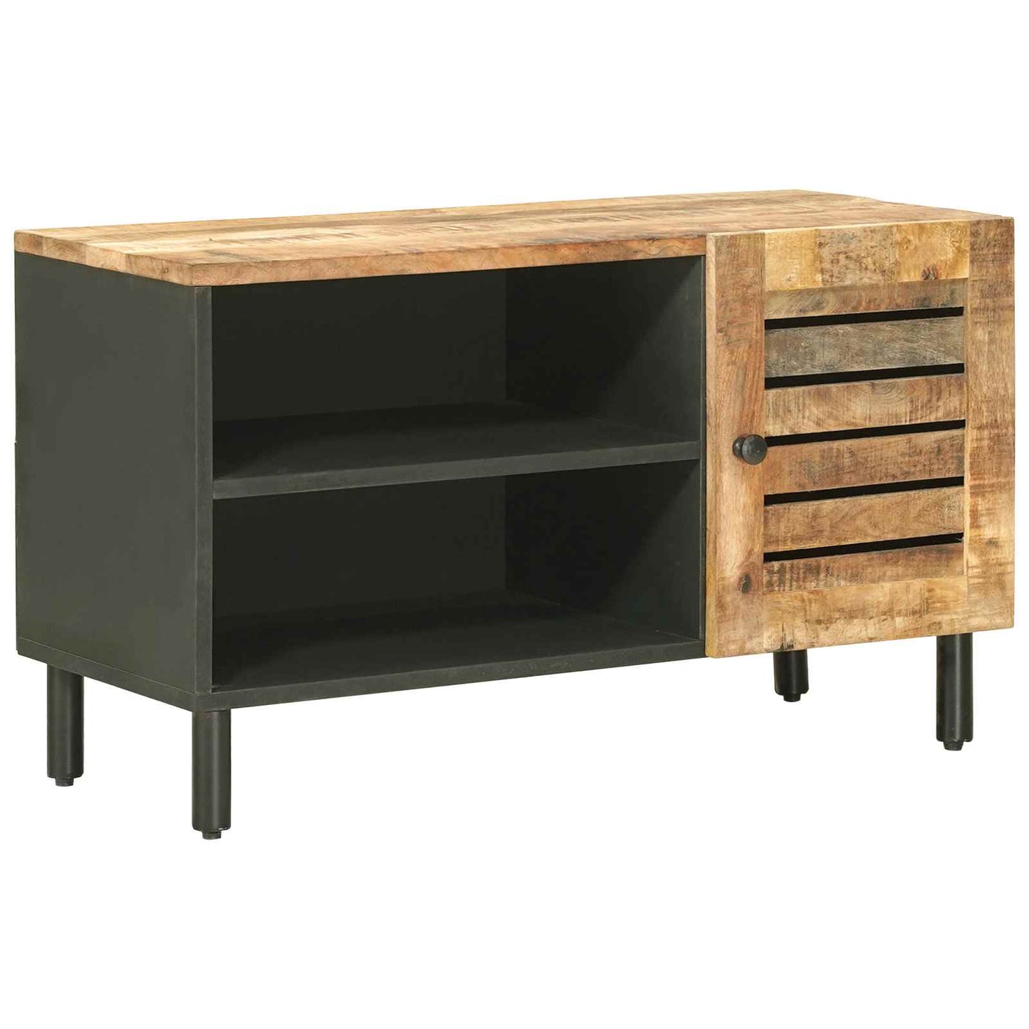 Oppbevaringsskap Naturlig 80 x 33 x 46 cm Massiv mango tre
