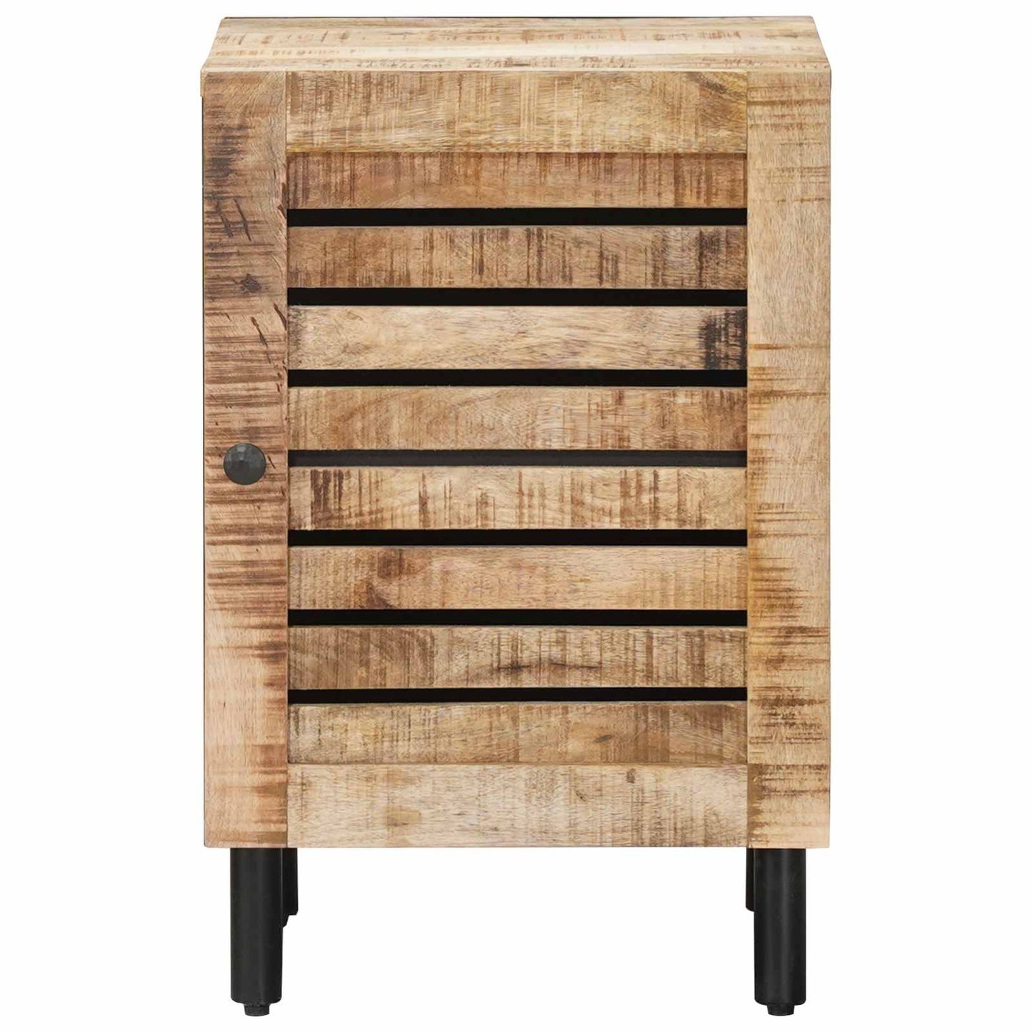 Baderomsskap Brun og svart 38 x 33,5 x 58 cm Massiv mango tre