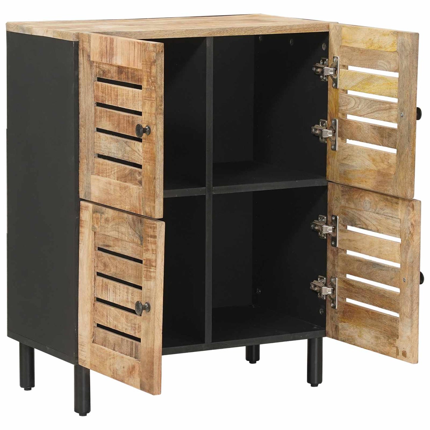 Oppbevaringsskap Naturlig 60 x 33 x 75 cm Massiv mango tre