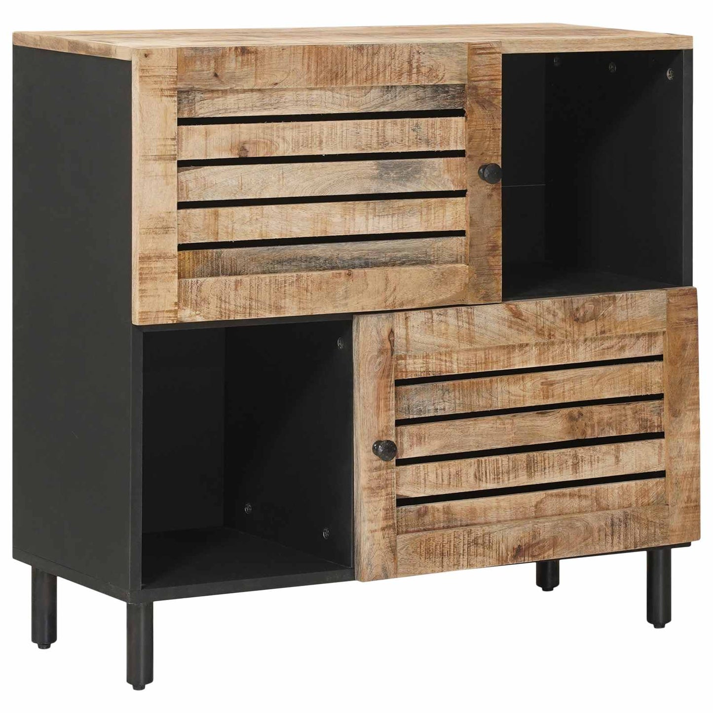 Oppbevaringsskap Brun 80 x 33,5 x 75 cm Massiv mango tre