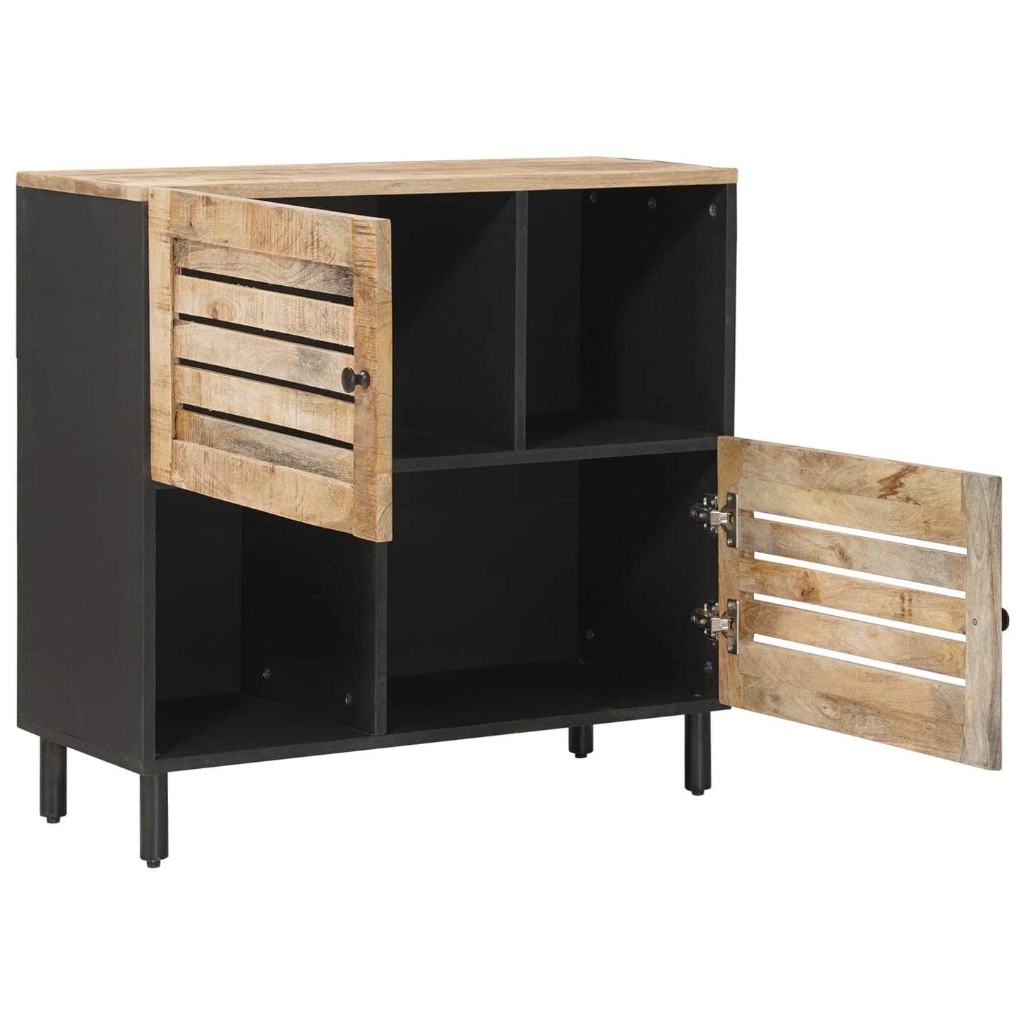 Oppbevaringsskap Brun 80 x 33,5 x 75 cm Massiv mango tre