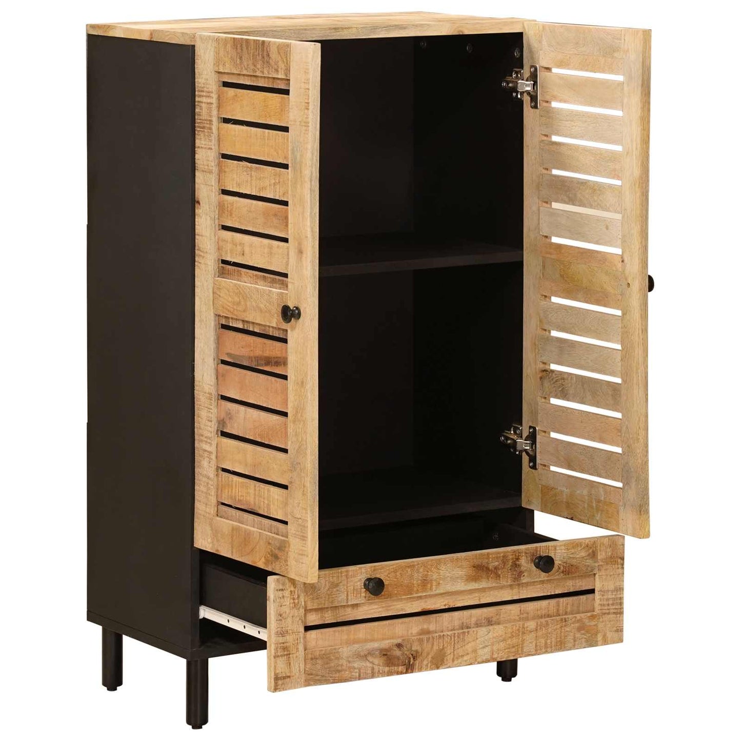 Oppbevaringsskap Naturlig 60 x 33 x 100 cm Massiv mango tre