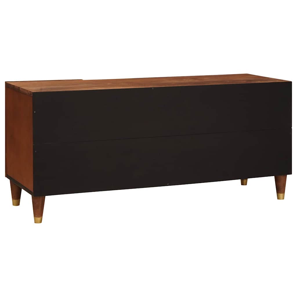TV-skap med hylle Brun 105 x 33,5 x 46 cm Massiv mango tre