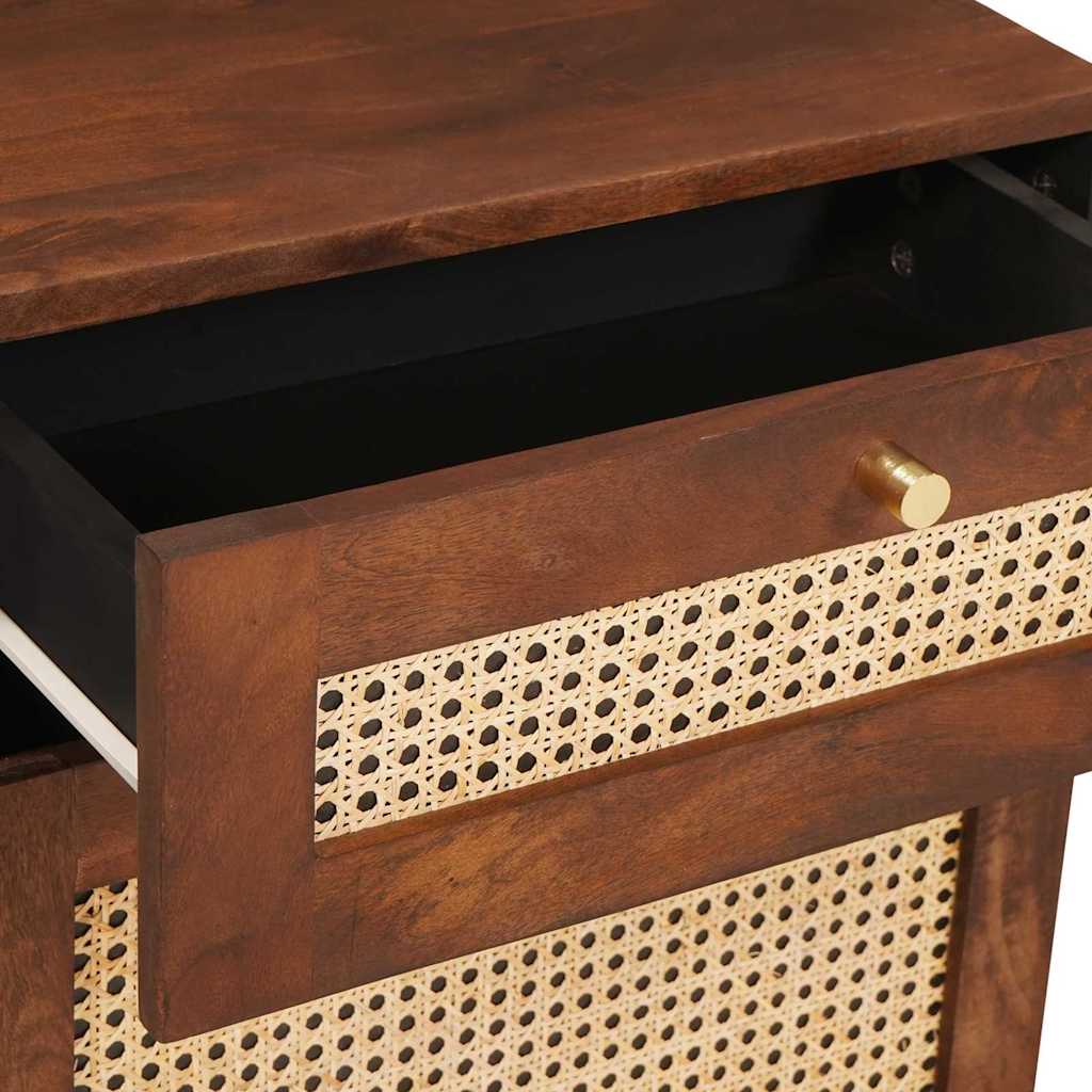 Nattbord med skuff 50 x 33 x 60 cm Massiv mango tre