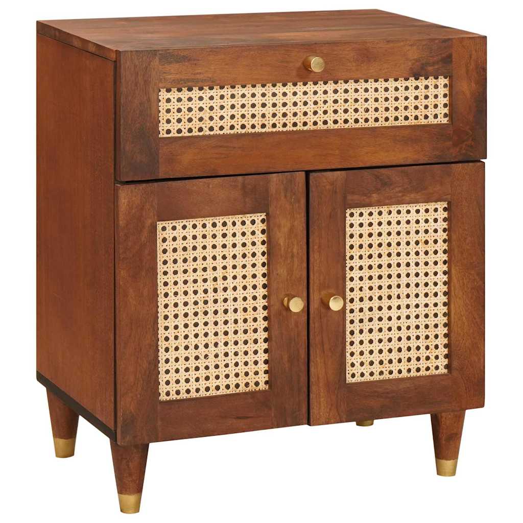 Nattbord med skuff 50 x 33 x 60 cm Massiv mango tre