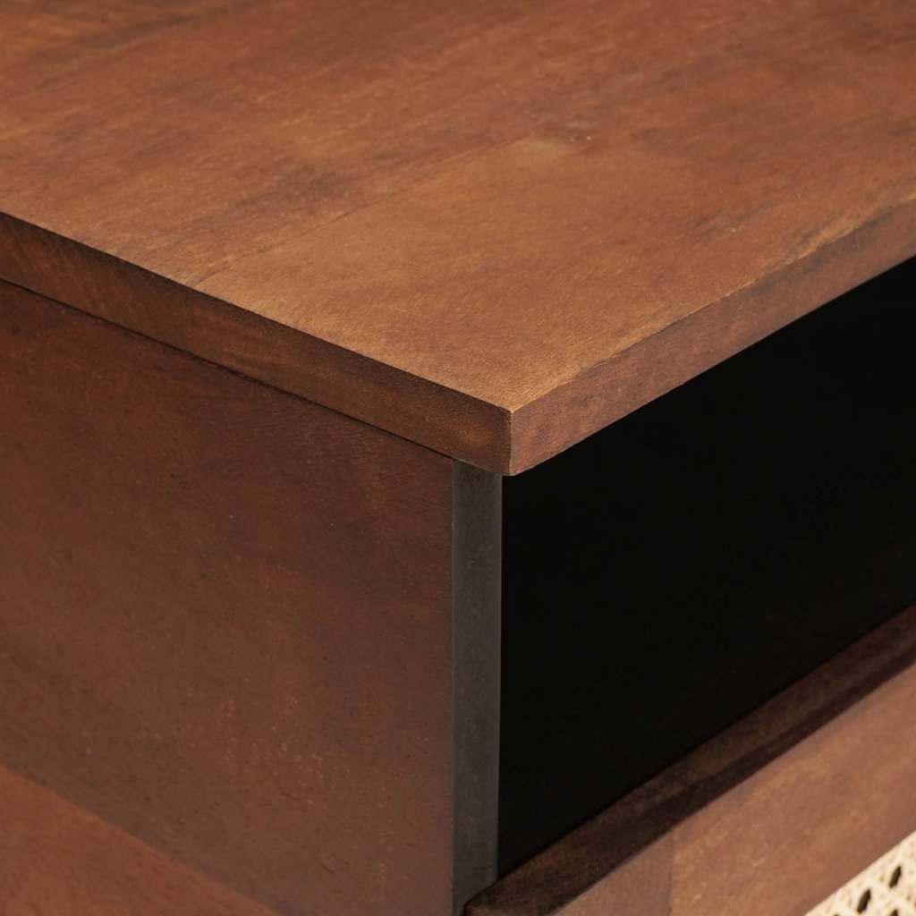 Kaffebord med skuff 80 x 54 x 40 cm Massiv mango tre