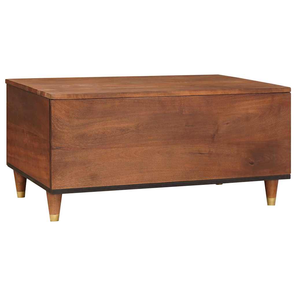 Kaffebord med skuff 80 x 54 x 40 cm Massiv mango tre