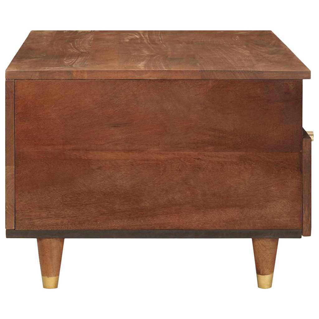 Kaffebord med skuff 80 x 54 x 40 cm Massiv mango tre
