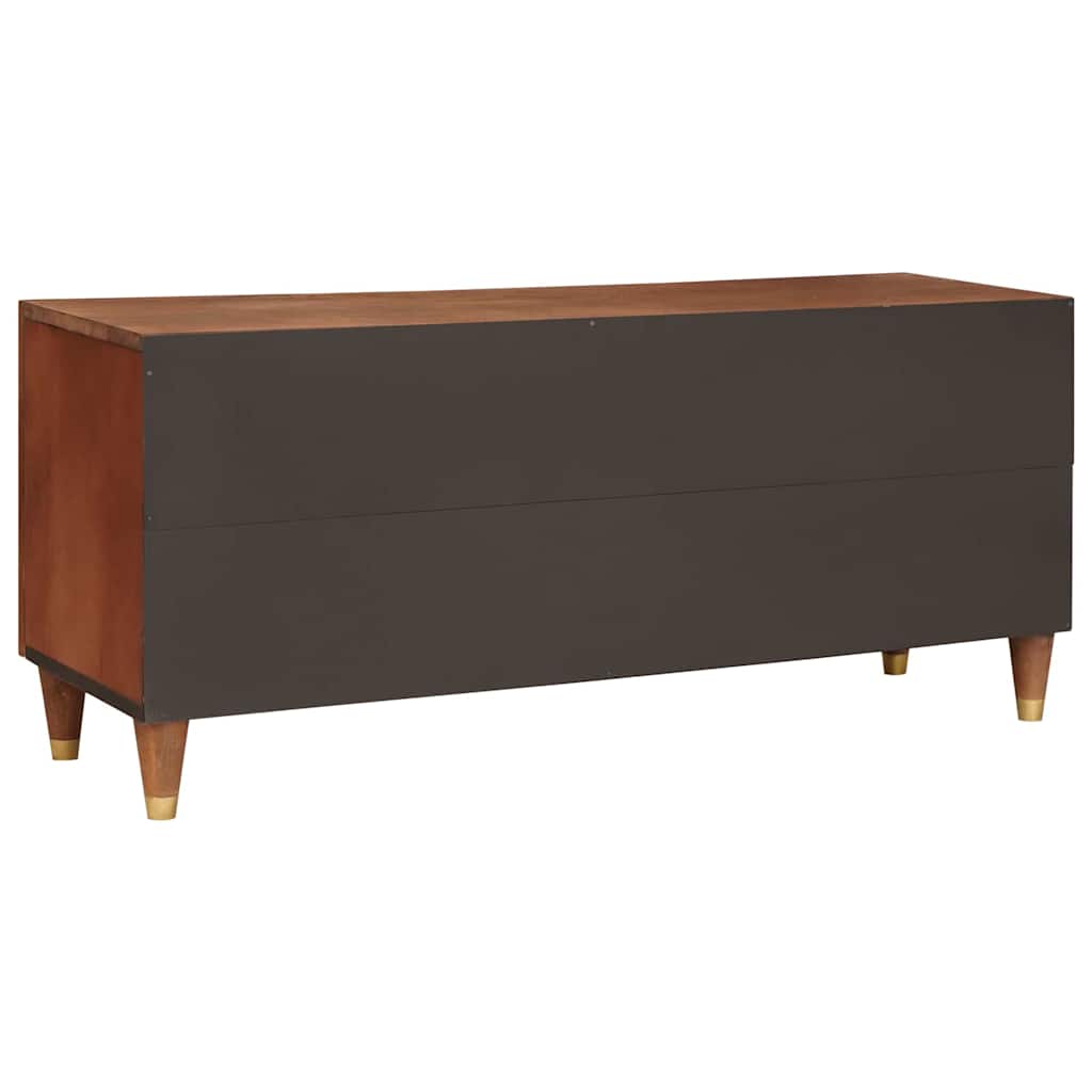 TV-skap med skuff Brun 105 x 33,5 x 46 cm Massiv mango tre