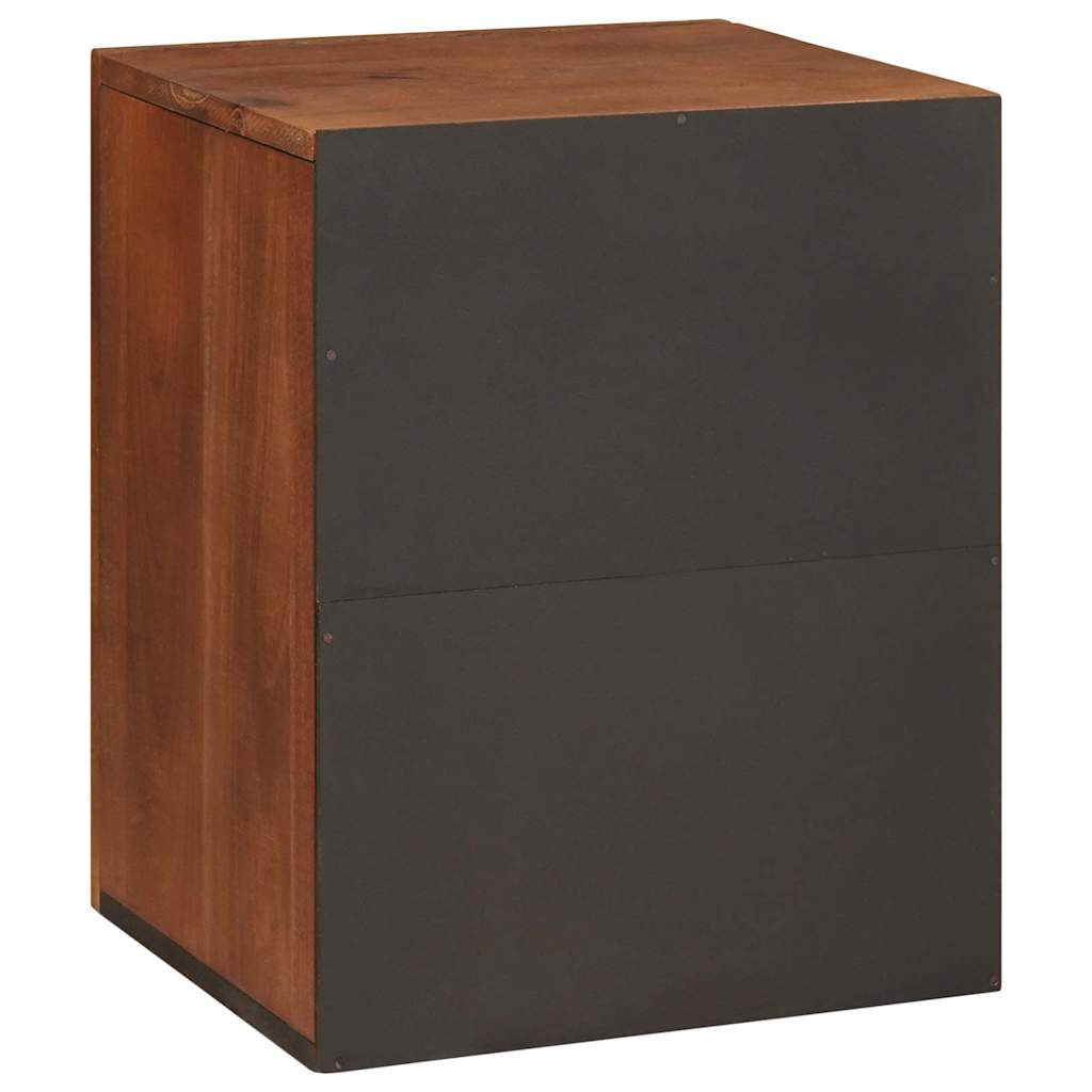 Baderomsskap med hylle Brun 38 x 33,5 x 48 cm Konstruert tre